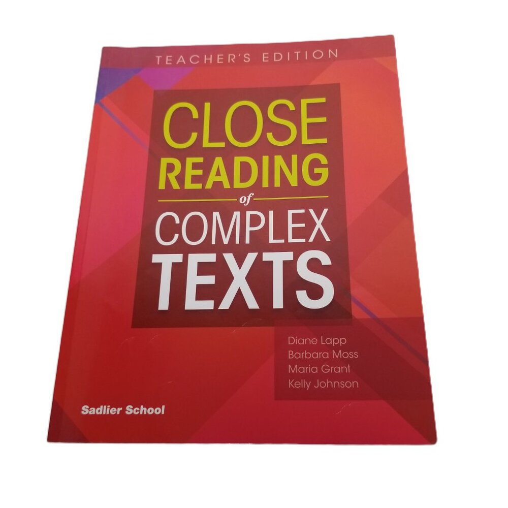 Sadlier Close Reading Complex Texts Grade 6 Teacher Edition 2018 Common Core